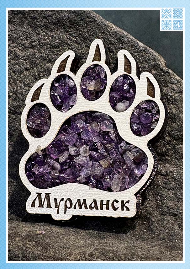 Магнит «Минеральная лапа»