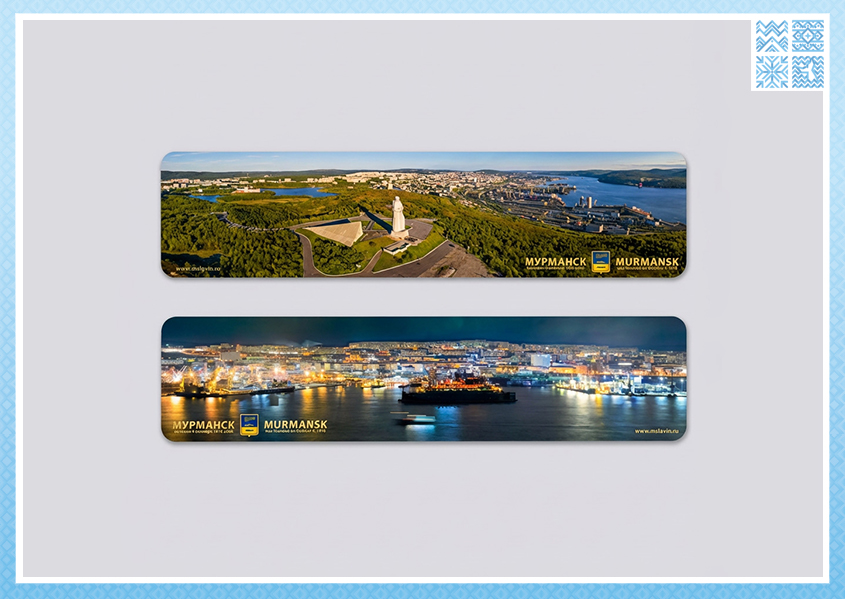 Виниловые магниты с панорамами Мурманска
