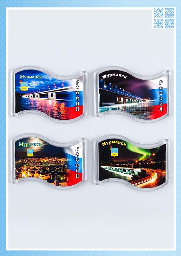 Акриловый магнит флаг