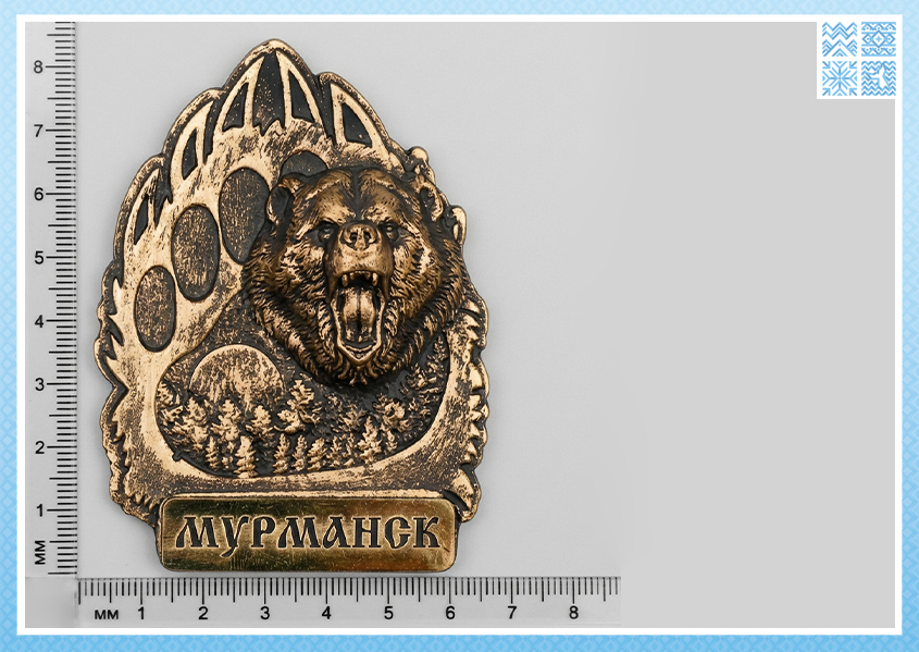 Художественные магниты из гипса: «Лапы Севера» и «Дыхание океана» — изображение 5