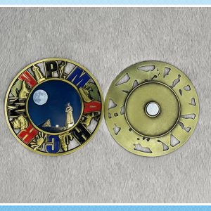 Магнит-тарелочка металлическая «Мурманск» (8 см)