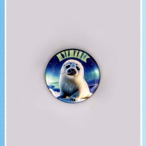 Эпоксидный магнит «Белёк Мурманска» на пробке