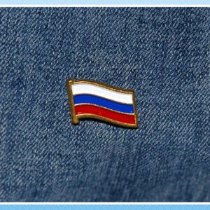 Значок металлический «Флаг России»