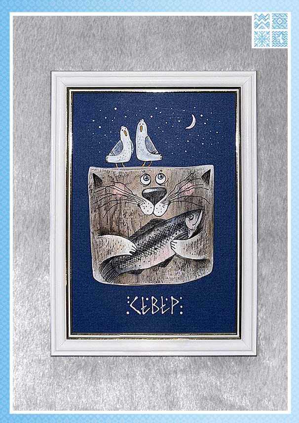 Панно «Кот»